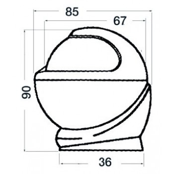 DANFORTH compasses fitted with binnacle